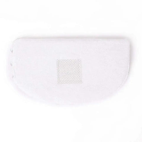 BonusLife white microfiber steam mop pad, front view, compatible with Bissell PowerFresh 1940/1806