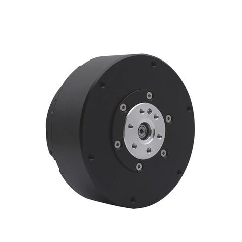 Ultra Compact High Torque Brushless Servo Motor Reducer With Dual Encoder MG6010E-i6 And CAN, black circular design