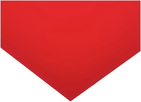 Red Polyester Shim Stock Flat Sheet 0.002 Inch Thick 10x20 Inch Pack Of 5 Nonconductive Spacers For Precision Installations durable sheet.