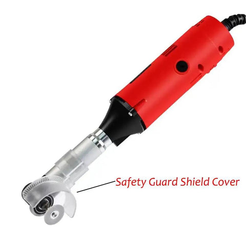 Beast 550W Corded Die Grinder Sander Polisher For Contour Grinding Cutting Engraving Milling And Polishing With 6 Speed Settings Up To 15000 RPM Ergonomic All In One Tool By VOTOER, featuring safety guard shield cover
