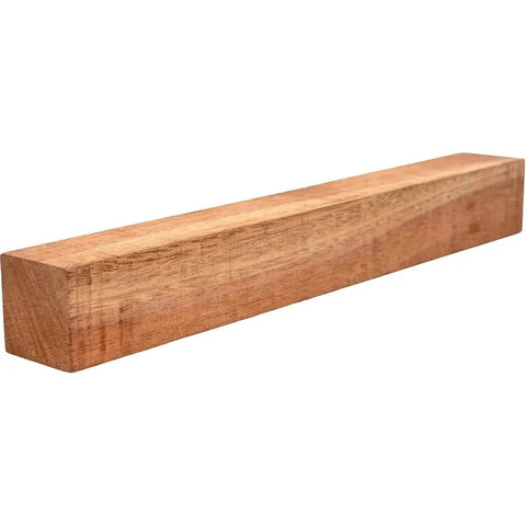 African Mahogany Wood Turning Blanks 1-1/2 Inch By 1-1/2 Inch By 12 Inches Kiln Dried Hardwood For Lathe Turning Spindle Blanks Pen Blanks And DIY Woodworking Four Piece Pack By Exotic Wood Zone, side view.