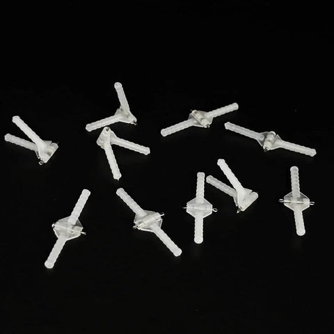 10 Pieces RC Airplane Plastic Needle Hinge Pins For RC Planes And Helicopters DIY Model Aircraft Wing Fixing Parts Foam Board Replacement 2.5x33mm