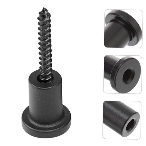Black metal wall stopper and spacer kit part for Sliding Barn Door Track Spacers And Wall Stopper Kit For Easy Installation.
