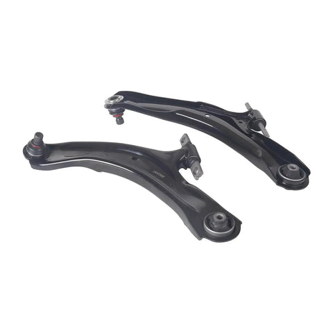 Front Left And Right Two Piece Lower Control Arm With Ball Joint Assembly For Nissan Rogue 2008-2013 2.5L And Rogue Select 2014-2015 2.5L Suspension Kit MS30194 MS30195 Direct Fit OE Quality Corrosion Resistant Coating Pre Greased Ball Joints