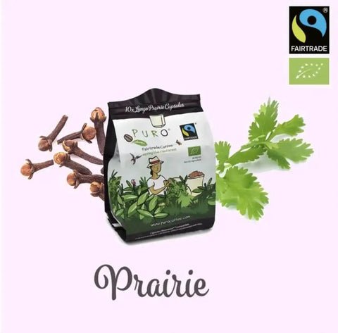 Organic Coffee Pods Compatible With Nespresso Original Machines Variety Pack Of Six Fairtrade Blends Puro Prairie Blend