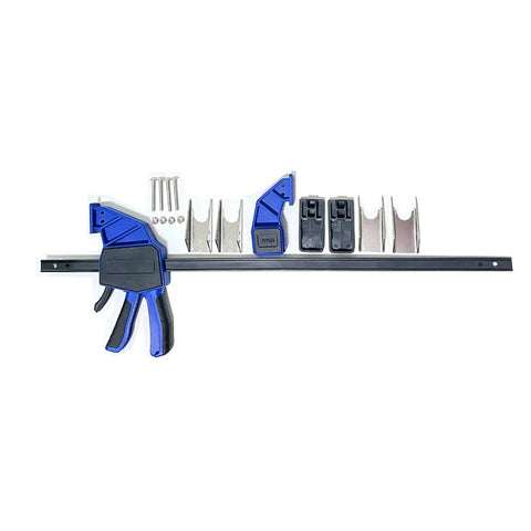 18 Inch Quick Coupler Pipe Clamps Includes Four Duo Jaw Sets With Jaws In One Half And Three Quarter Inches And Seven Eighths And Three Eighths Inches For Hydraulic Pipe Clamps Quick Coupler Tool Suitable For Excavators And Tractors Carbon Steel Upgrade
