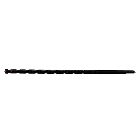 Two Pack Three Sixteenth Inch By Five And A Half Inch Tapcon Masonry Drill Bits With Premium Carbide Tips For Concrete And Brick Tenon Pre Drill Holes Impact Multi Construction Long Life For Easy Tapcon Screw Entry, side view