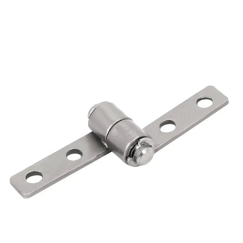 Friction Hinge With 0.1Nm Torque Iron Nickel Plated Silver Tone Positioning Hinge For Small Enclosures And Gadgets 48mm Length