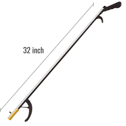 Extended Reach Reacher Tool For Easy Grabs And Recovery By DMI Claw Grabber For Elderly And Disabled Reaching Assist; 32 inch non folding gripper