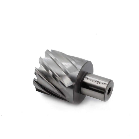 One and a Half Inch Annular Cutter for Magnetic Drill Press With One Inch Cutting Depth and Three Quarter Inch Weldon Shank, Two Flats, Pilot Pin Size 6.34 by 77 mm, Delivers Holes Up To Ten Times Faster Than Regular Bits, by OSCARBIDE