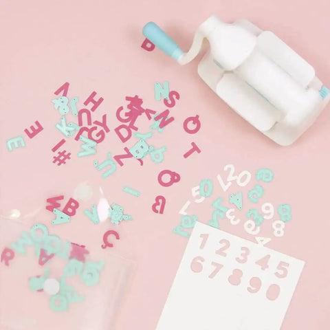 Number Shaped Die Cut Set, 0 Through 9, For Card Making And Scrapbooking, 10 Piece Die Cuts compatible with die cutting machines.
