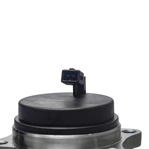 Close-up view of Rear Wheel Bearing And Hub Assembly For 2007-2018 Hyundai Santa Fe, with ABS connector, OEM quality replacement.