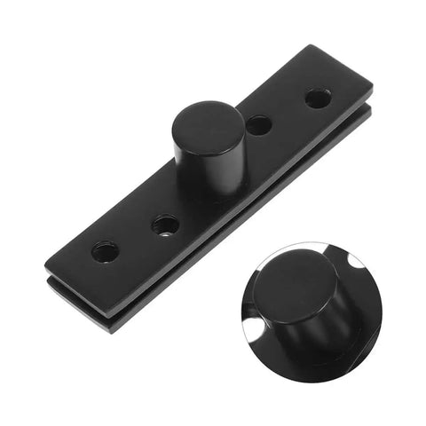 2 Pack Stainless Steel Heavy Duty 360 Degree Hidden Pivot Hinges for Wood Doors Matte Black Concealed Center Shaft Door Hardware