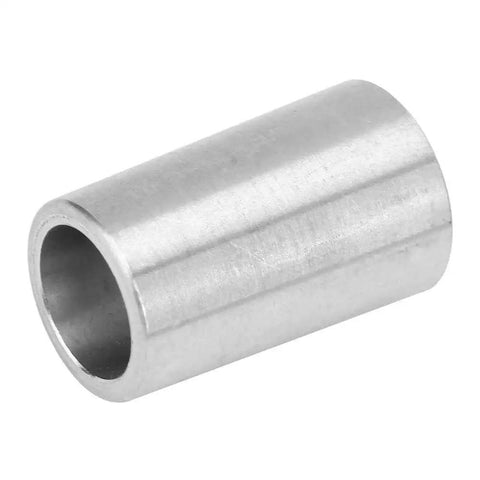 Stainless steel drill chuck conversion sleeve, B12–B16 adapter, side view