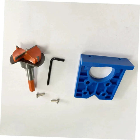Hinge Boring Hole Drill Bit Positioner For Precise Woodworking And Furniture Cabinet Hinges Grab And Go Easy To Use Portable Lightweight Tool