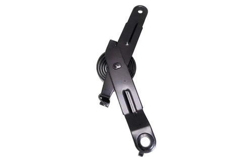 Black metal Left Driver Side Hood Hinge Spring for GM Vehicles replaces 15035591 15705115, restores hood open close pivot point.