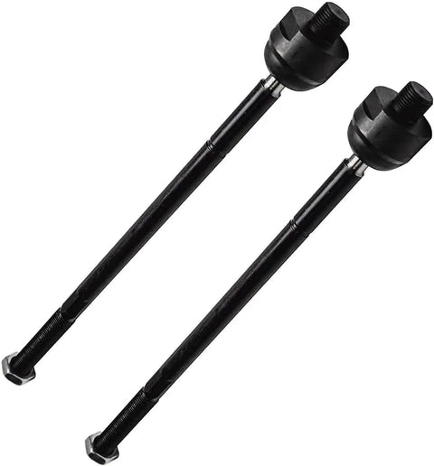 Front Wheel Hub & Tie Rod Kit - 2 Hub Bearing Assemblies with ABS Sensor Wire and 4 Tie Rod Ends Fits LeSabre, Lucerne, image of tie rods
