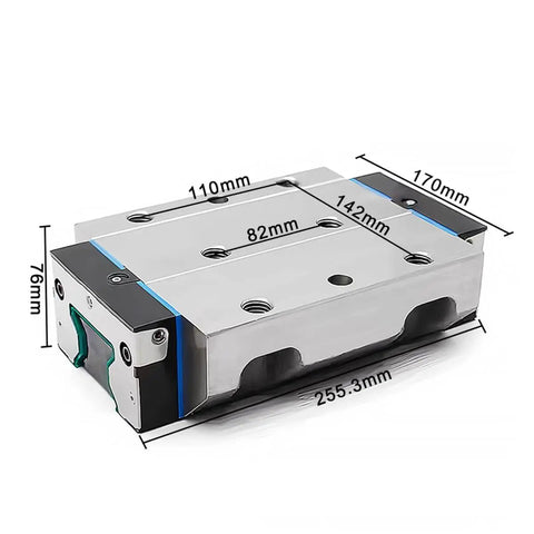 Single Slider Block R18536312X, compact slide unit with sealed ball bearing, precision guide compatible, low friction, 1 pc