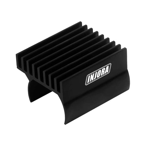 Black 4g aluminum heat sink for Pro 050 Brushed Motor 50T With Metal Motor Mount And 4g Aluminum Heat Sink For SCX24 1 To 24 RC Crawler