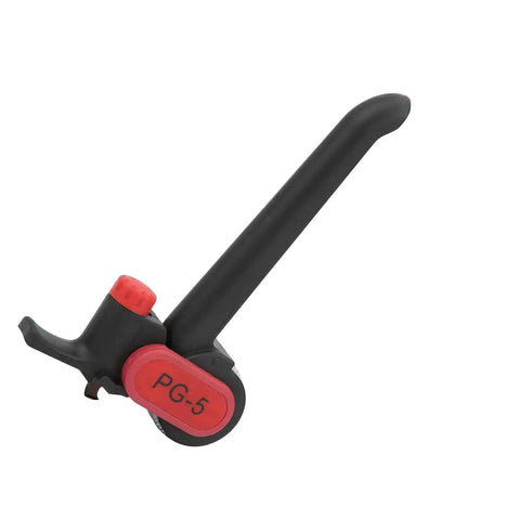 Pro Grade Manual Wire Stripper And Longitudinal Cutter With Replaceable Blades, side view showing adjustable strip depth