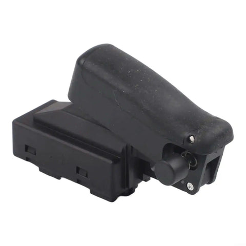 Front view of Self Locking Trigger Switch For Angle Grinder And Polisher Replacement Part With Precise Speed Control, Heavy Duty 16A Rating, Easy Press Depth Adjust, Compatible With BGV-2122-004 Tools, Durable Plastic Metal Construction, 1 Piece.