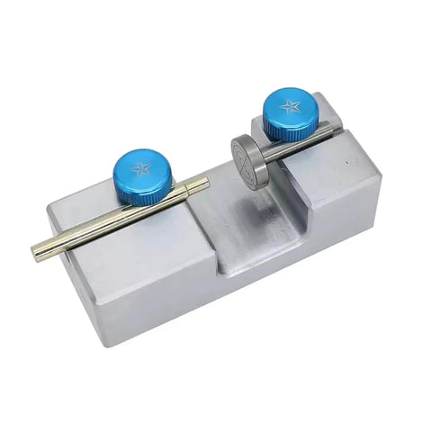 Dope Stick Transfer Jig for Gem Work Easy Aligner Locator and Bonding Converter shown with dual clamping feature.