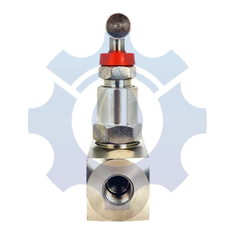 RFS stainless steel 316 straight needle valve, 1/4 M x 1/4 F NPT, up to 6000 PSI, 2-port hydraulic flow control, Amazon