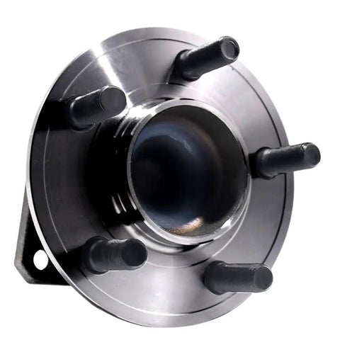 Front close-up of Wheel Bearing And Hub Assembly For 5 Lug 2WD Fits 2012 To 2019 Dodge Charger Challenger Chrysler 300 RWD 2pc Set