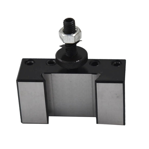 Quick Change Lathe Turning Tool Holder For OXA 250 002 Post And Facing Tough Steel Construction with hardened parts, front view