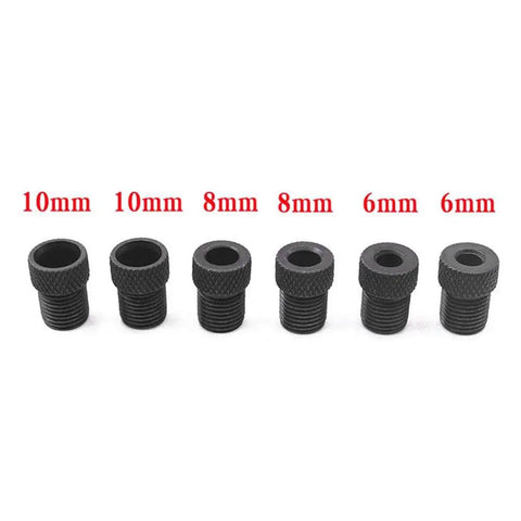 Pocket Hole Jig Kit 14Pcs With 15 Degree Woodworking Angle Drill Guide Dual Pocket, showing 6mm, 8mm, 10mm drive adapters.