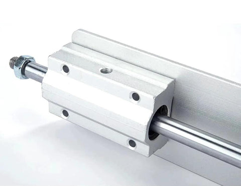 DC 24V Reciprocating Linear Actuator With Remote End Connector And Adjustable Stroke From 0.78 To 3.15 Inches Speeds Up To 120 RPM Pushing Force 6 To 40 Lbs A True Workhorse For DIY Projects And Auto Systems shown in close-up view