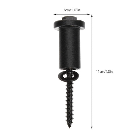 Adjustable Carbon Steel Sliding Barn Door Track Spacers With Tension Bolts And Beefed Up Heavy Duty Wall Connectors close-up view.