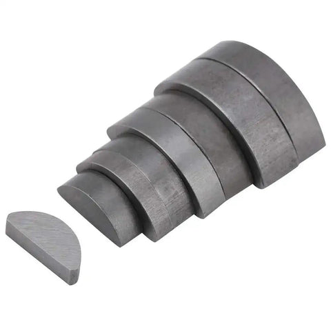 Metal key set showing 80 Keys Assortment In 8 Sizes With 45 Steel For Mechanical Industry, Heavy Duty Metal Key Set For Machining And Repair.