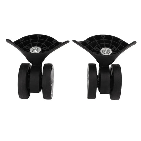 Durable Nylon Luggage Caster Wheels Replacement Pair, 360 Degree Swivel Suitcase Wheels for Travel, sturdy trunk wheel