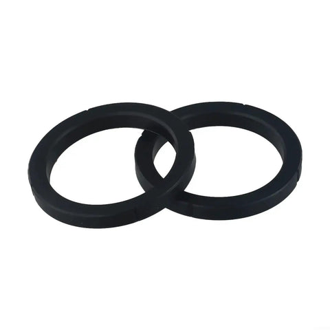 Espresso Machine Brewing Head Sealing Ring Set For Group Head Gasket, Heat Resistant Silicone, Black, 2-Pack Barista-Grade Replacement Gaskets