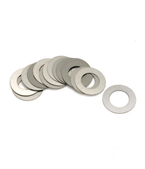 Pivot Pin And Take Down Shim Kit For.276 Inch Pins, 14 Pack, Stainless Steel 304 Shims In Four Thicknesses, Fits 10 And.308 Caliber Pins