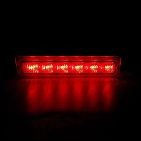 Bright Red LED Third Rear Brake Light High Mount Stop Lamp 3rd Tail Light 2K0945087C Direct Fit Replacement For VW Caddy III Box Estate 2001 2016