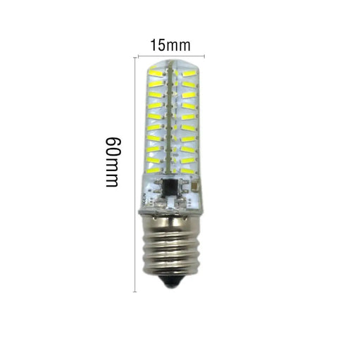 Compact 60mm LED bulb with 15mm diameter, energy-efficient lighting solution