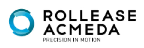 Rollease Acmeda logo with tagline 'Precision in Motion'