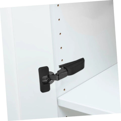 Installed black Soft Close Damping Cabinet Hinges For Kitchen Cabinets Wardrobes And Furniture With Quiet Closure And Smooth Operation Easy