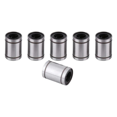 10 Pack 12x20x30mm Linear Bearings For 12mm Rods Smooth Ball Bearing Slides For CNC And 3D Printer Projects Steel Construction