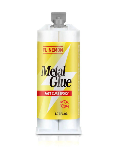 Liquid Metal Glue Epoxy Adhesive For Heavy Duty Bonding Waterproof Metal Repair And Restoration Of Aluminum, Steel, Iron, 1.76 Oz