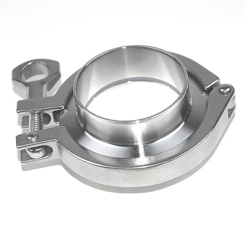GDFYMI tri-clamp ferrule, stainless steel 304, 2-inch sanitary pipe clamp with wing nut