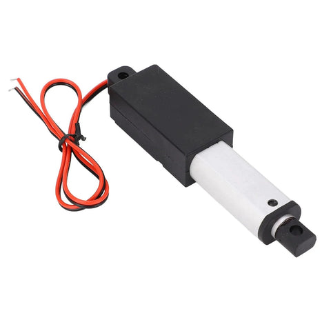 Mini 24V Electric Linear Actuator With 150N Thrust, IPX4, 30mm Stroke For Electric Doors And Industrial Machinery shown with wiring