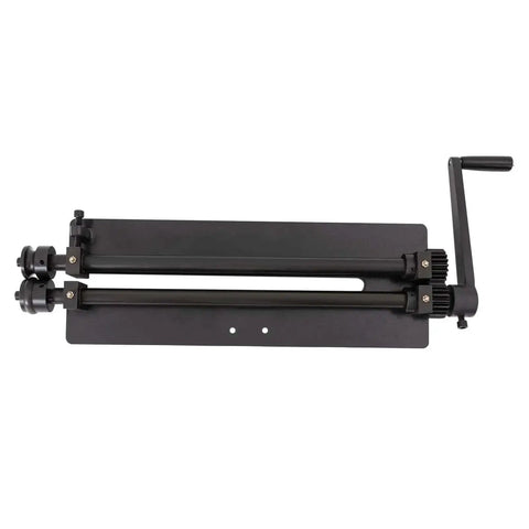 Bead Roller Machine With Six Die Set For Sheet Metal 18 Inch Throat 1.2mm Capacity showing front view with cranking handle