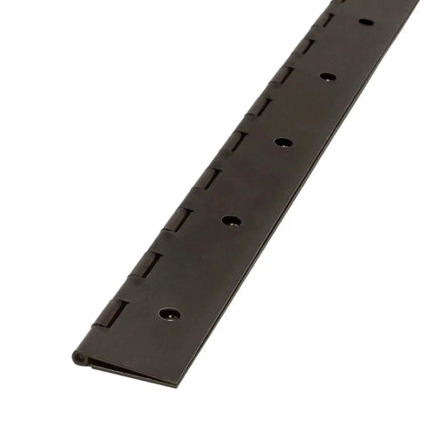 Heavy Duty Electro Black Plated Piano Hinges 2 Inch By 0.40 Inch By 72 Inch With Steel Pin 3 Pack Durable Steel Construction