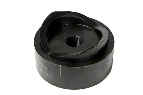 THA113 2-1/2 Deep Draw Conduit Punch Die for Hydraulic Knockout Driver Creates a 2.908 Inch Hole, 13 Ton Punch Power