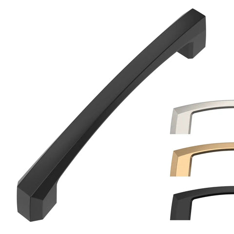 10 Pack 4 Inch Matte Black Cabinet Pulls For Kitchen Cabinets Cupboards Durable Zinc Alloy Handles With Corrosion Resistant Finish