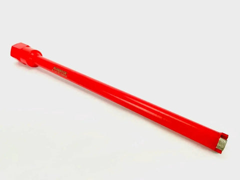 1 Inch Diamond Wet Core Drill Bit For Concrete Rebar Asphalt Brick And Masonry With One And A Quarter Inch Threaded Shank 17 Inch Overall Length