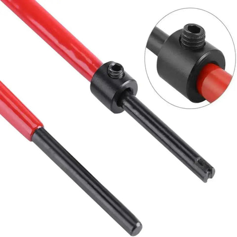 20Pcs Thread Repair Kit M10x1.5mm With Thread Inserts And Helicoil Insertion Tool, showing red and black hand tools